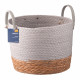 ARDESTO Basket Minimalism 28x28x22cm, paper twine, cottail grass, grey (ARHC2507RG) ARDESTO Basket Minimalism 28x28x22cm, paper twine, cottail grass, grey (ARHC2507RG)