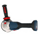 Bosch Шлифмашина угловая аккумуляторная  Professional GWS 18V-15C 125мм 18В 0-9800об/мин 2.1кг кейс без АКБ и ЗП (0.601.9H6.000)