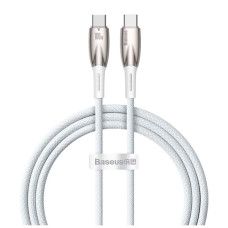 Дата кабель USB-C to USB-C 1.0m 100W white Baseus (CADH000702)