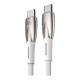 Дата кабель USB-C to USB-C 1.0m 100W white Baseus (CADH000702)
