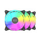 Кулер для корпуса PcCooler F3 T120 ARGB BK 3IN1
