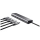 Концентратор Trust USB-C to 5xUSB-C aluminium 0.1m grey (25136_TRUST)