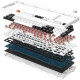Клавиатура GamePro MK170B Hot-Swap Red Swich RGB USB UA Black (MK170B)