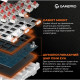 Клавиатура GamePro MK170B Hot-Swap Red Swich RGB USB UA Black (MK170B)