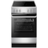 Hansa Cooker electrical glass-ceramic, 62L, 50x60cm, convection, inox (FCCS56069)