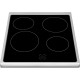 Hansa Cooker electrical glass-ceramic, 62L, 50x60cm, convection, inox (FCCS56069)