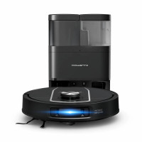 Rowenta Rowenta robot VC X-Plorer Serie 575 Max Standard, 10000ПаW, h=10.5cm, wet cleaning, bag-0.22L, dust cont -0.3L, battery operation up to 120min, black (RR95A5E0)