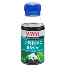 Чернила WWM Brother DCP-T300/T500W/T700W 100г Black Pigmented (B51/BP-2)