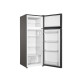 TCL Ref with top freezer, 144x55х54.5, ref-167l, freez.-40l, 2doors, A++, ST, inox (RF207TSE1UA)