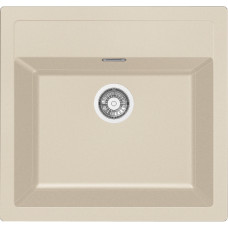 Franke Kitchen Sink Sirius tectonite, rectang., no drainboard, 560х530х200mm, bowl - 1, over-mounted, beige (143.0691.532)