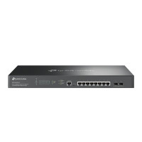 TP-Link Коммутатор SG3210XHP-M2 8x2.5GE (8xPoE), 2x10GE SFP+, 240Вт, Керований L2