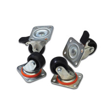 Digitus Castors for network- and server racks set with 4 pieces, 2 pieces with brake system (DN-19CASTOR)