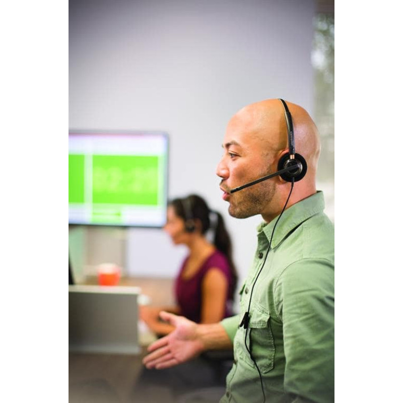 Poly Гарнітура комп'ютерна стерео On-ear EncorePro 520, Quick Disconnect, всеспрямований, чорний (783P7AA)