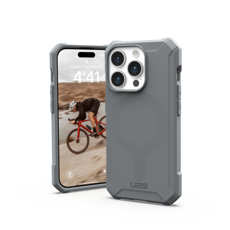 UAG Apple iPhone 15 Pro Essential Armor Magsafe, Silver
