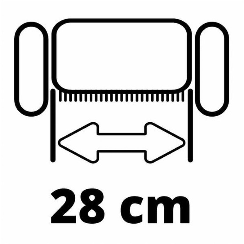 Einhell Aerator-scarifier rechargeable GC-SC 18/28 Li-Solo, 18V, 28cm, knives 12pcs, 6.65kg (without battery and power supply) (3420604)