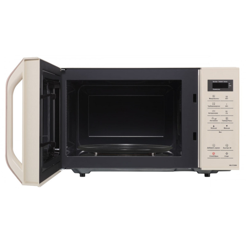 Panasonic Микроволновая печь, 20л, 800Вт, дисплей, графит (NN-ST35MKZPE)