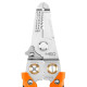 Neo Tools Crimping pliers, for crimping tips 0.8-3.2 mm sq., 180 mm (01-549)