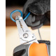 Neo Tools Crimping pliers, for crimping tips 0.8-3.2 mm sq., 180 mm (01-549)