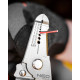 Neo Tools Crimping pliers, for crimping tips 0.8-3.2 mm sq., 180 mm (01-549)
