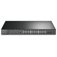 TP-Link Комутатор TL-SG3428XMP 24xGE/PoE+384W 4x10GE SFP+ L2 JetStream 19" 1U