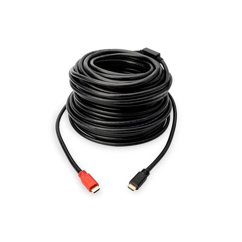 Digitus Кабель HDMI UHD 4K, w/Ethernet/Amplifier, type A M/M[20 m (AK-330118-200-S)]