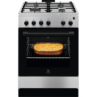 Electrolux Плита газовая, 59л, 60x60см, чугун, нерж (LKG604013X)