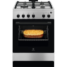 Electrolux Плита газовая, 59л, 60x60см, чугун, нерж (LKG604013X)