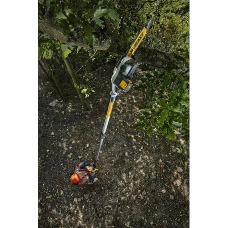 DeWALT Висоторіз ланцюговий акумуляторний безщітковий 18В шина 20см штанга 180-280см 4.0кг без АКБ та ЗП (DCMPS567N)