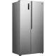 Gorenje Холодильник SBS Gorenje, 179х62х91см, 2 двері, 347(197)л, А+, NF+, Інв., Зона св-ті, Зовн. Диспл, нерж (NRS917E41X)