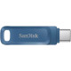 SanDisk Накопитель 64GB USB-Type C Ultra Dual Drive Go Navy Blue (SDDDC3-064G-G46NB)