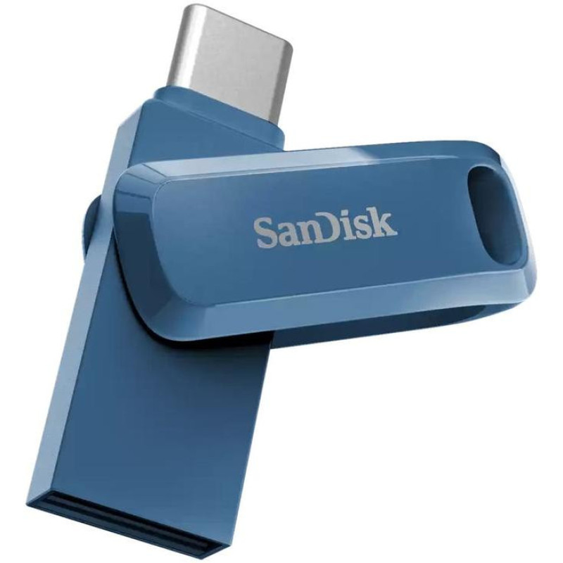 SanDisk Накопитель 64GB USB-Type C Ultra Dual Drive Go Navy Blue (SDDDC3-064G-G46NB)