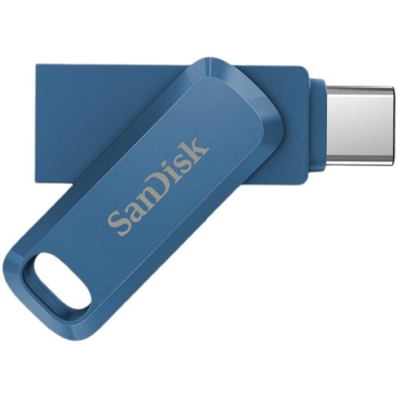 SanDisk Накопитель 64GB USB-Type C Ultra Dual Drive Go Navy Blue (SDDDC3-064G-G46NB)