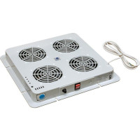 ZPAS Блок вентиляторів покрівлі ZPAS PWD-4W, DP200A, з терморегулятором, 230В, сірий (W-0200-06-04-011)