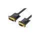 Кабель мультимедийный DVI M to VGA M 1.5m 24+1pin black Vention (EABBG)