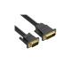 Кабель мультимедийный DVI M to VGA M 1.5m 24+1pin black Vention (EABBG)
