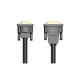 Кабель мультимедийный DVI M to VGA M 1.5m 24+1pin black Vention (EABBG)