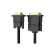 Кабель мультимедийный DVI M to VGA M 1.5m 24+1pin black Vention (EABBG)