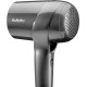 BaByliss Titanium Shine hair dryer, 1600W, 3 modes, ionization, cool air, 2 attachments, dark gray (D6200DE)