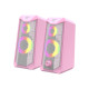 Акустическая система Havit HV-SK202 USB 2.0 Pink (6939119024048)