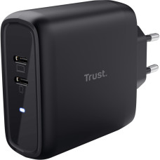 Trust Charger Maxo 65Вт, 2xUSB-C PD, black (25380_TRUST)