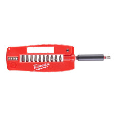 Milwaukee Біти Shockwave, набір 12шт, знімач ізоляції 0.75,1.0,1.5,2.5 мм, сталь, кейс (4932430910)
