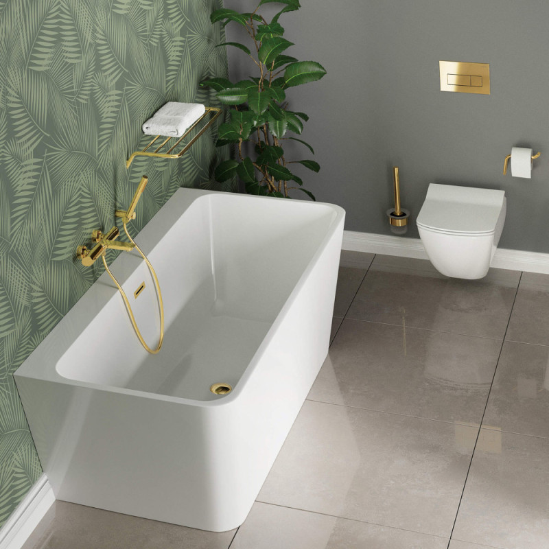 Deante Wall-mounted toilet bowl Anemon Zero rimless, no seat, white (CDZ_6ZPW)