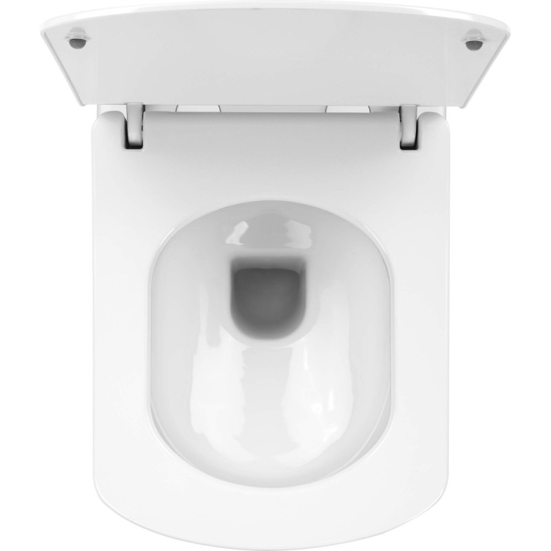 Deante Wall-mounted toilet bowl Anemon Zero rimless, no seat, white (CDZ_6ZPW)