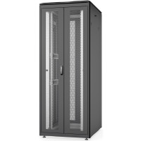 Digitus Шафа DIGITUS 19", 42U, Network Unique, подвійні перфоровані двері, 800x1000 мм, 800кг максимально, чорна (DN-31128-B)