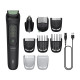 Philips Тример Philips All-in-One Trimmer 3000 Series, для обличчя, голови, тіла, акум., насадок-9, сталь, чорний (MG3945/15)