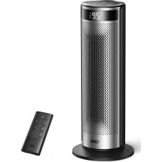 XIAOMI Тепловентилятор Dreo, 25м2, 2000Вт, електр. упр-ння, керамич.нагрів.елемент, пульт ДУ, 4 швидк, срібний (DR-HSH028)