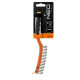 Neo Tools straight wire brush, 3x19 rows, straight wire 0.3mm, 345mm, two-component handle (39-012)
