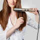 Rowenta hair straightener Glam & Shine 2in1, temp. modes-8, 140-210С, display, ceramics, gold (SF4641F0)