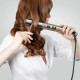 Rowenta hair straightener Glam & Shine 2in1, temp. modes-8, 140-210С, display, ceramics, gold (SF4641F0)