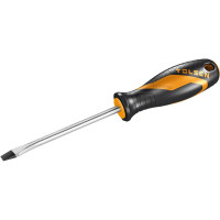 Tolsen Ergo flathead screwdriver, SL4x100mm, CrV steel (20002)